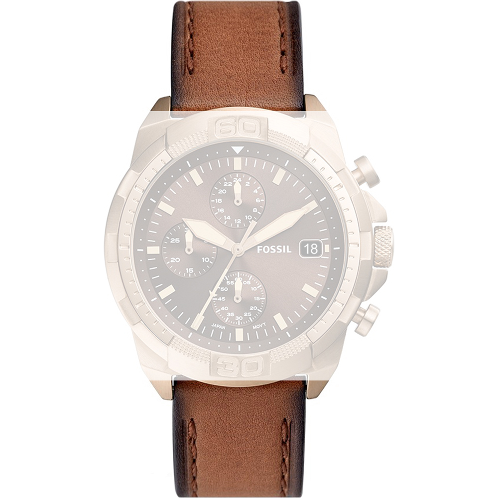 Correa Fossil Afs Bronson Comerciante Oficial Reloj Es