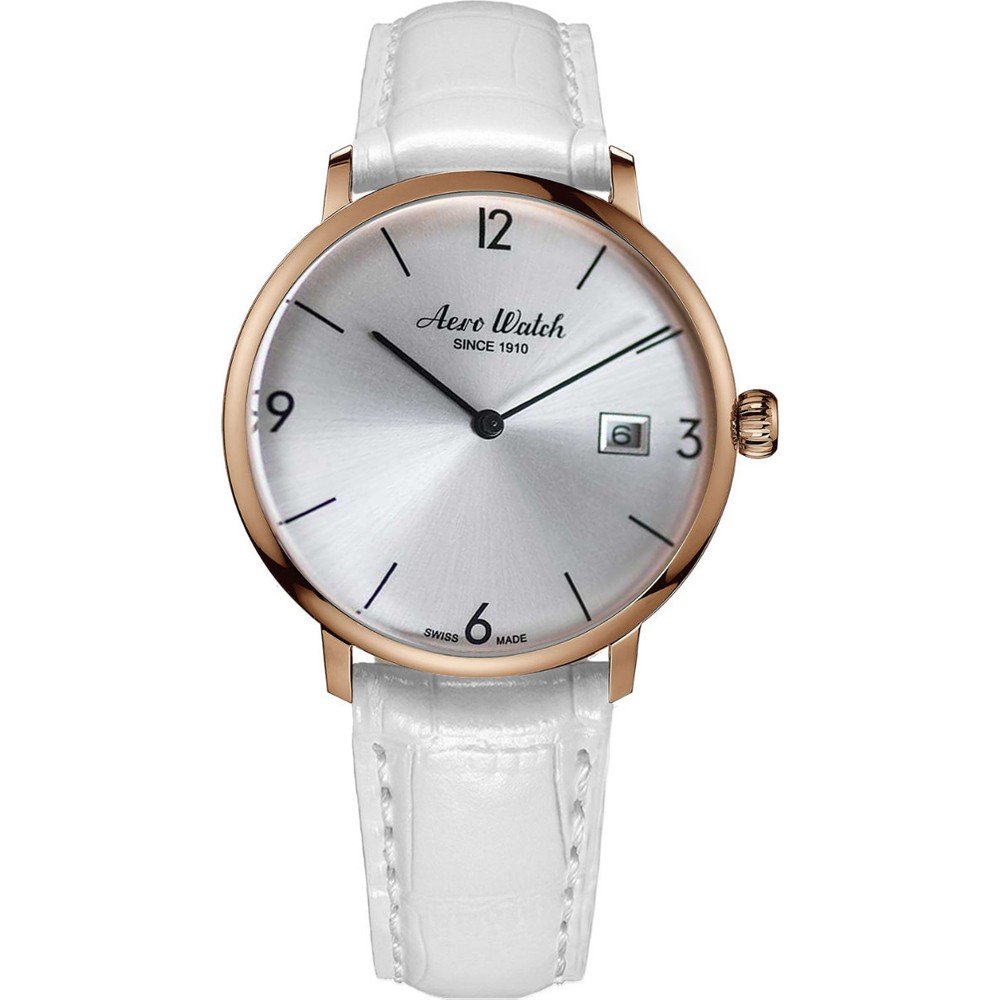 Reloj Aerowatch Heritage - Slim 21976-RO08-BLANC