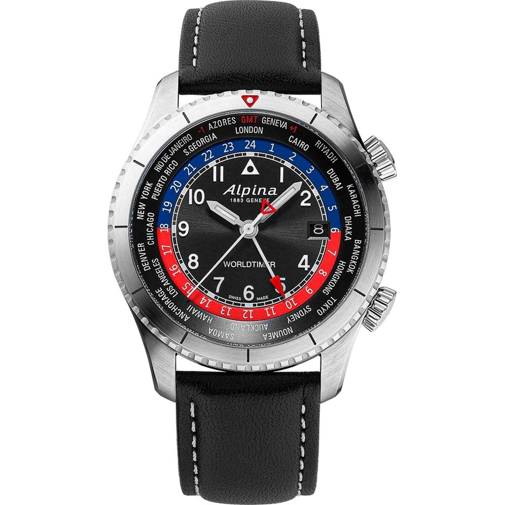 Reloj Alpina AL-255BRB4S26 Startimer Pilot Worldtimer