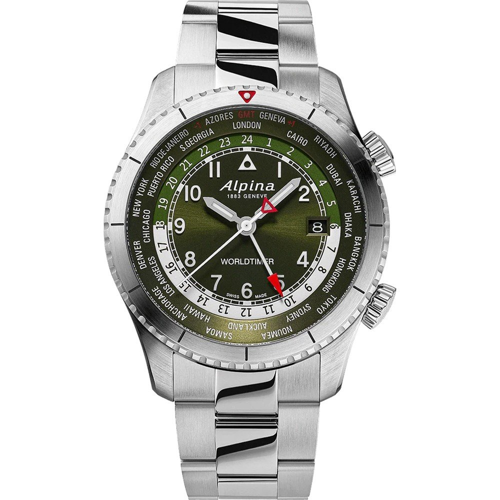 Reloj Alpina Startimer AL-255GR4S26B Startimer Pilot Worldtimer