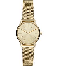 reloj armani exchange mujer dorado