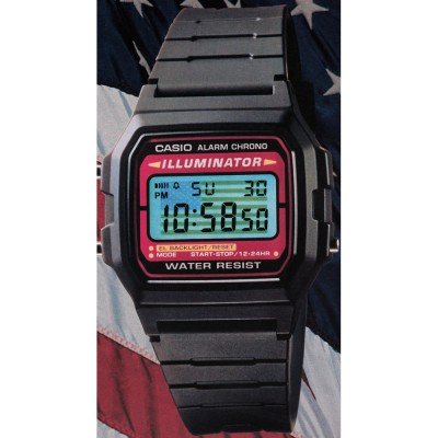 Reloj Casio F-106W-1A USA Flag