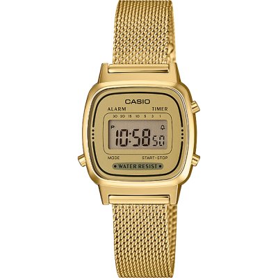 Reloj Mujer CASIO MINI Vintage Dorado Digital Cuarzo Acero – relojesvitacura