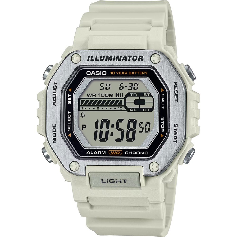 Reloj Casio Collection MWD-110H-8AVEF Metal Covered Square Digital