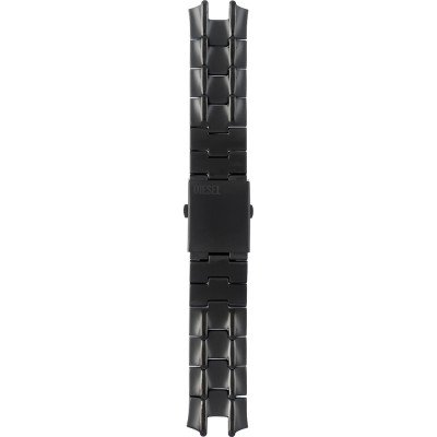 Correa Diesel Straps ADZ2156 Croco digi - Black Reptilia