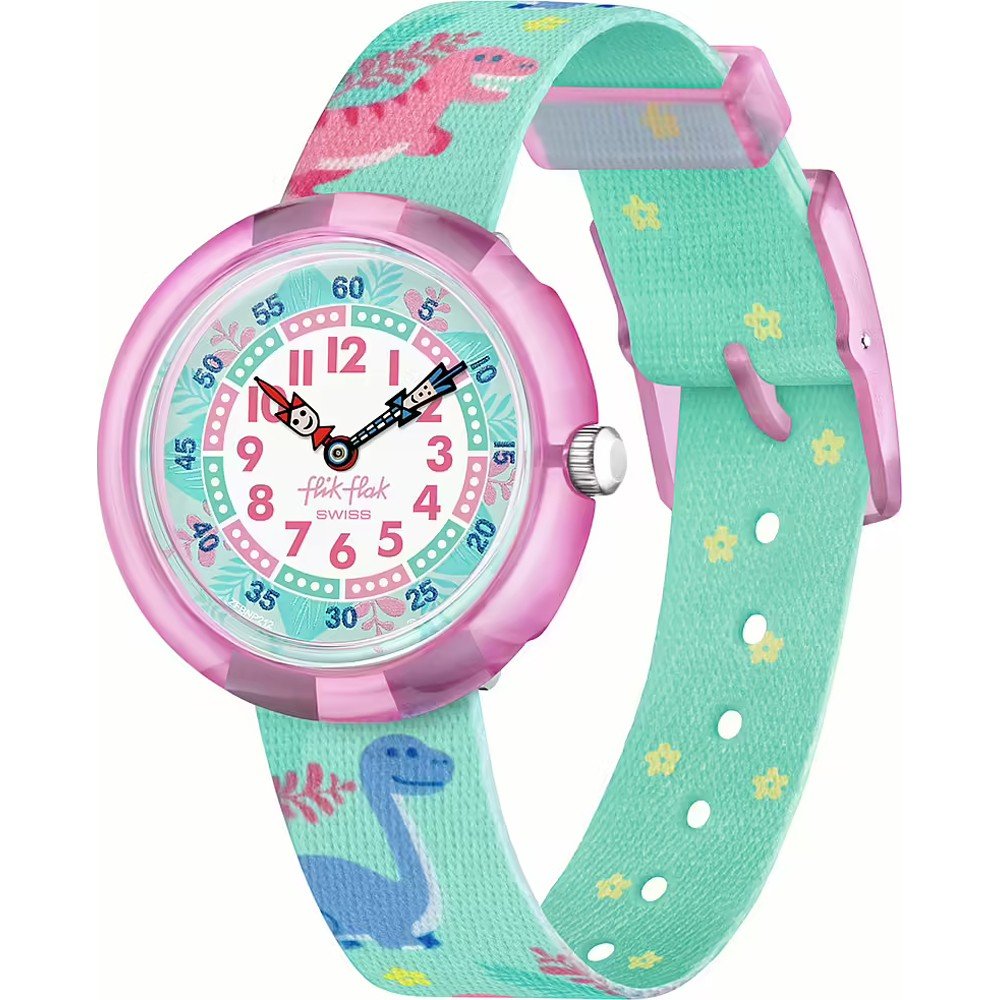 Reloj Flik Flak 3+ Story Time FBNP212 Dino Party