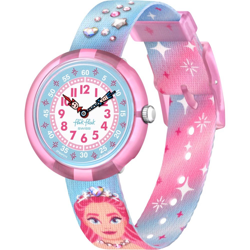 Reloj Flik Flak 3+ Story Time FBNP214 Sparkle Kingdom