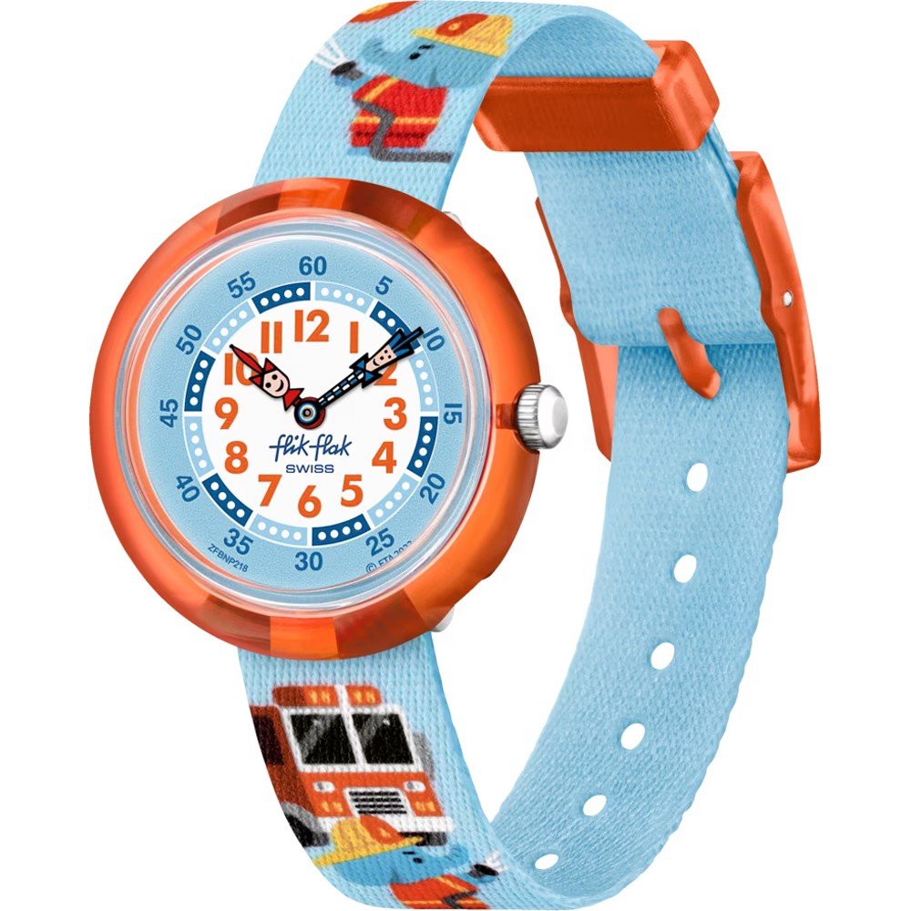 Reloj Flik Flak 3+ Story Time FBNP218 Fire Stopper