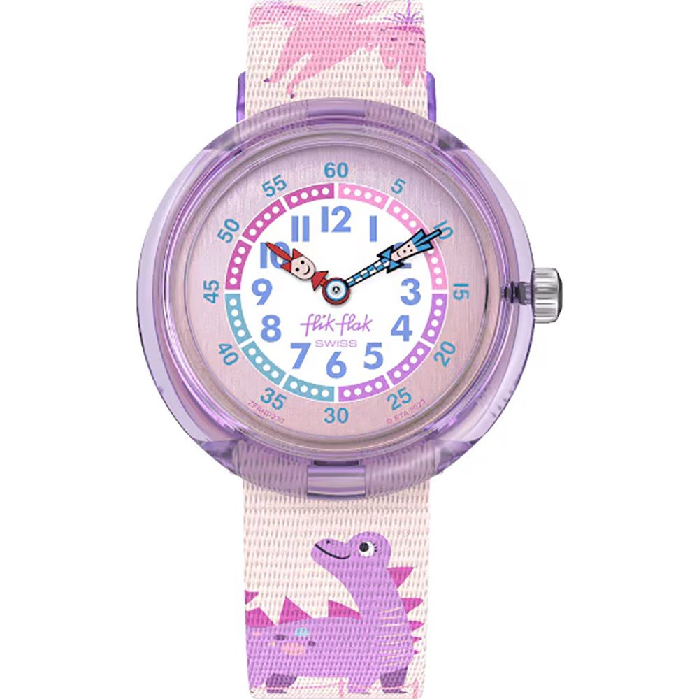 Reloj Flik Flak 3+ Story Time FBNP230 Dinology