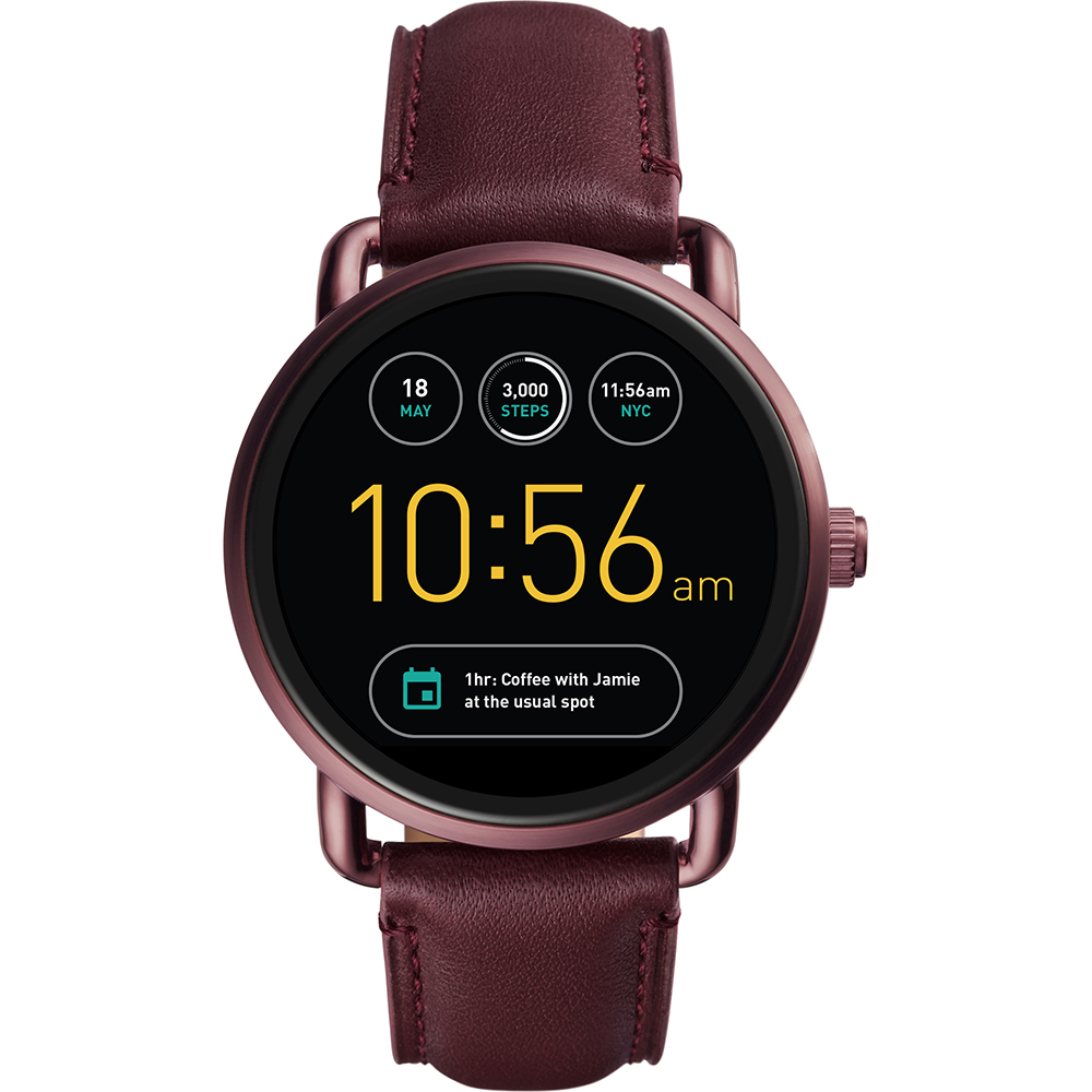 como smartwatch funciona fossil