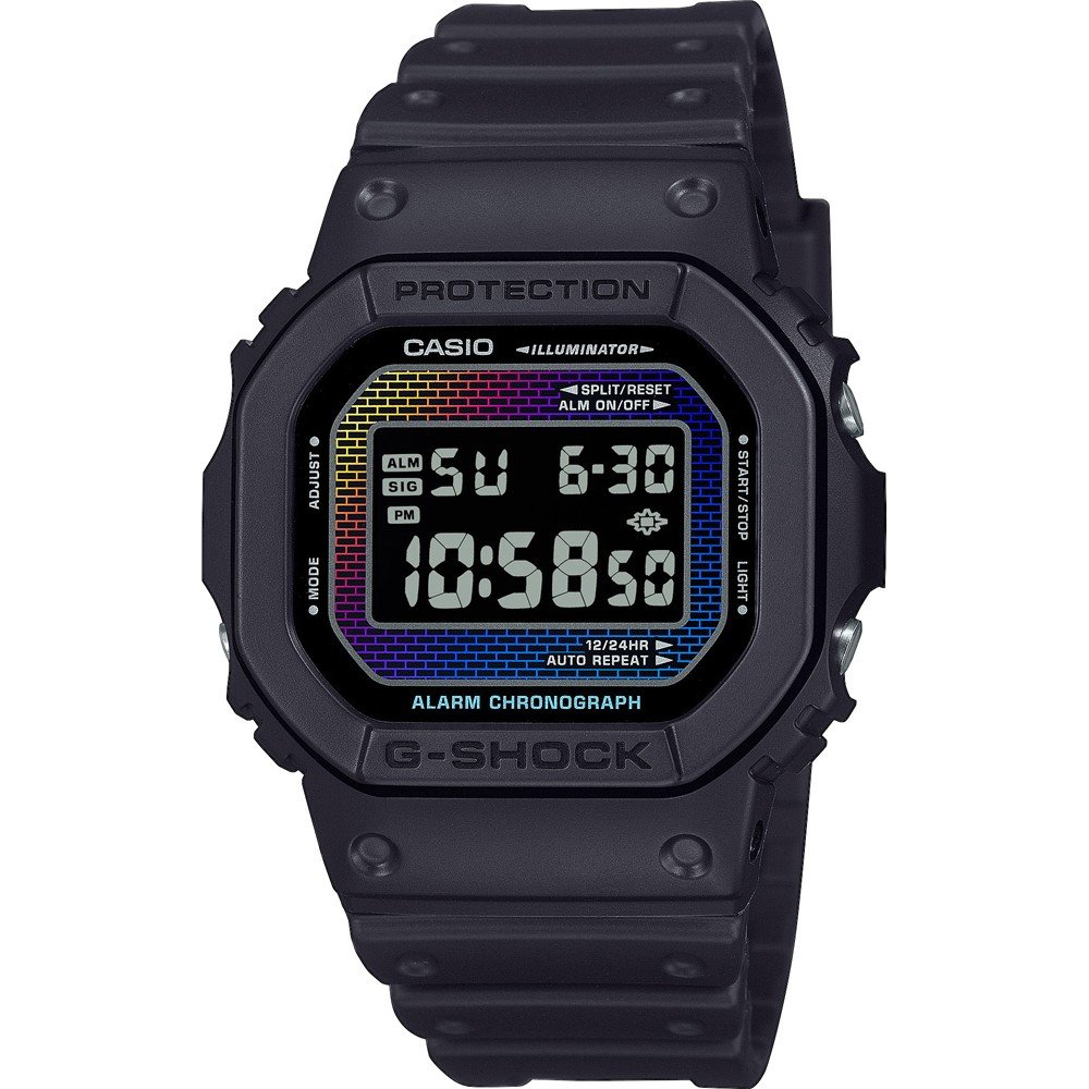 Reloj G-Shock Classic Style DW-5600RW-1ER Rainbow Brick Wall