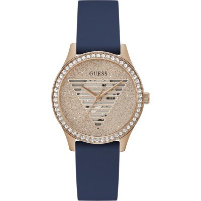 Reloj Para Mujer Guess Color Blanco Heiress Color Del Bisel Dorado