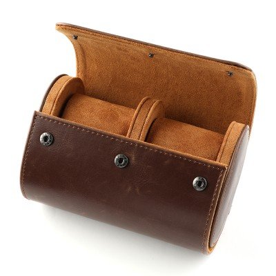 Caja para relojes HWG Accessories WATCHROLL-TWO-BR Watchroll Two Brown