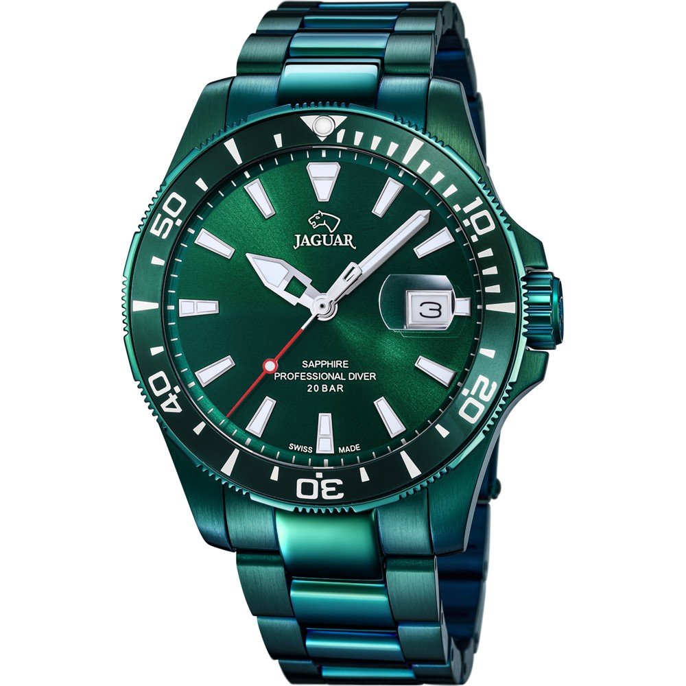 Reloj Jaguar para Hombre con Correa de Acero y Esfera en Azul - J805/B