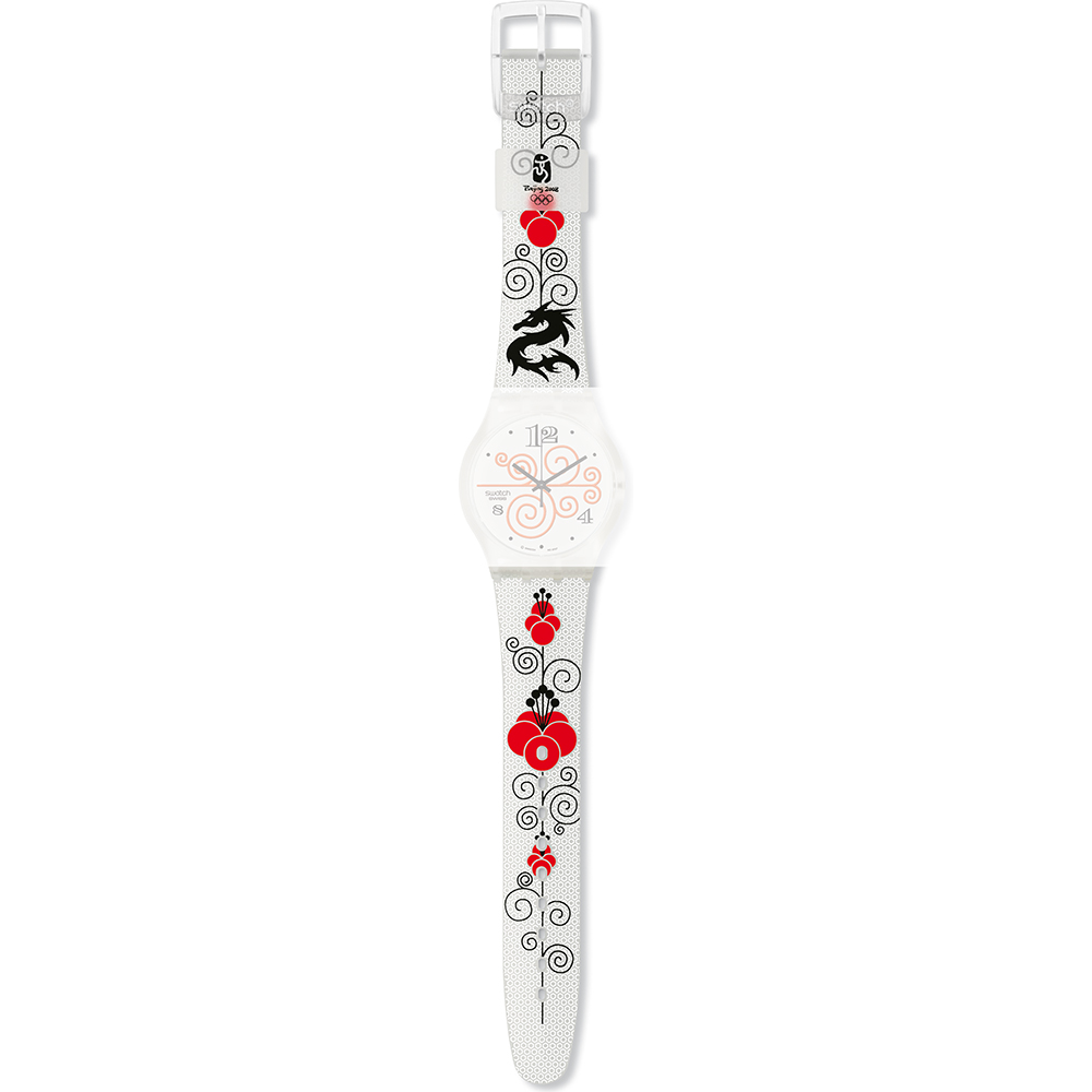 Reloj Swatch Lets Parade Transparente