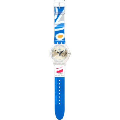 Reloj Swatch Olympic Specials SUDK106AF NOC Athens 2004 Poland