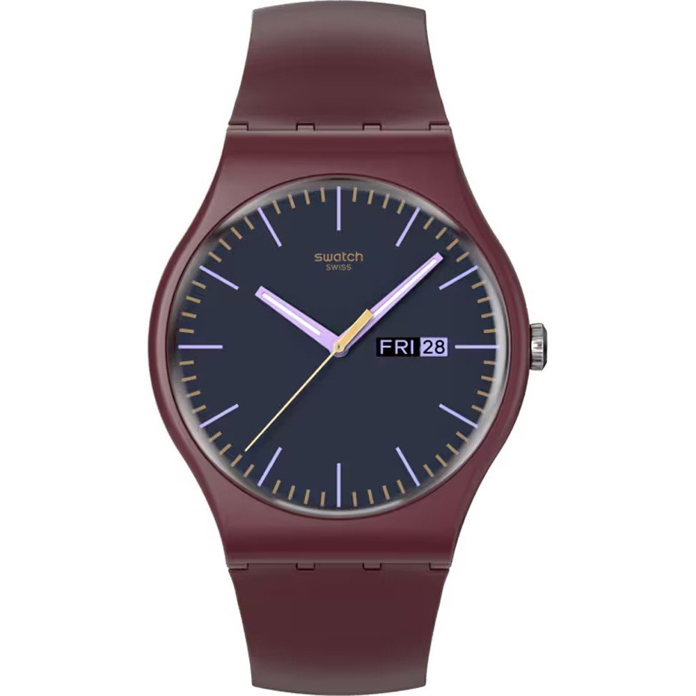 Reloj Swatch Originals Large (41mm) SO29R707 Burgundy Berry