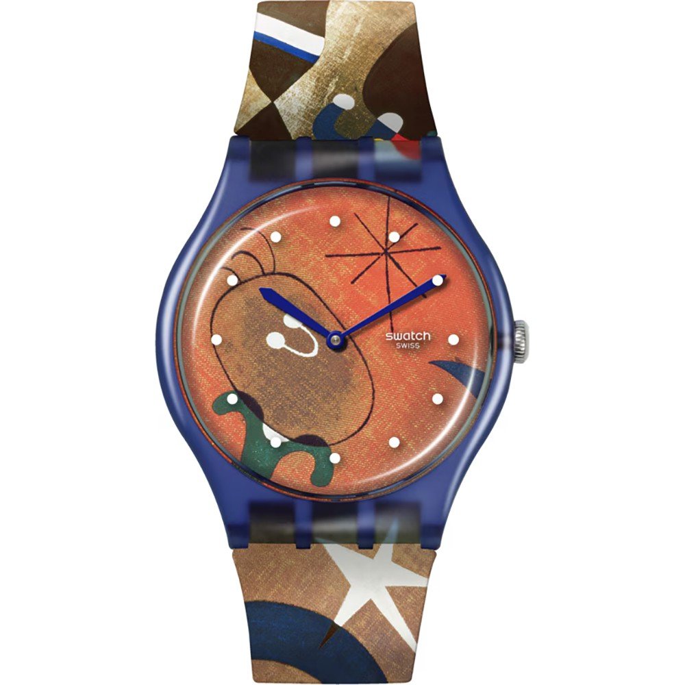 Reloj Swatch Originals Large (41mm) SO29Z136 Miro's Women & Bird in the Moonlight