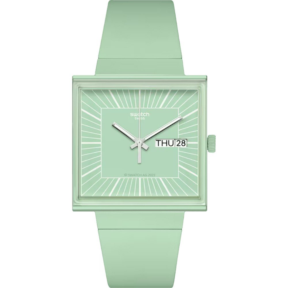 Reloj Swatch What If - Square SO34G701 What If... Mint?