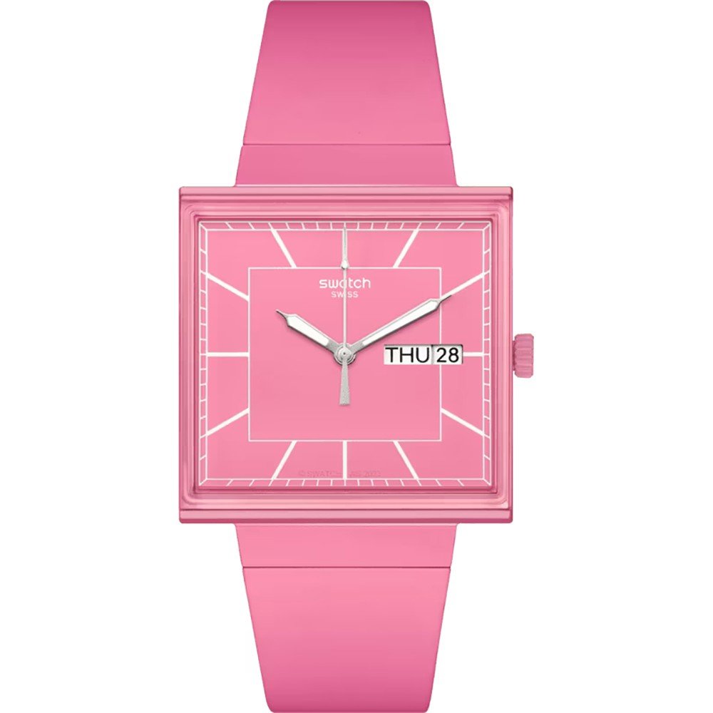 Reloj Swatch What If - Square SO34P700 What If... Rose?