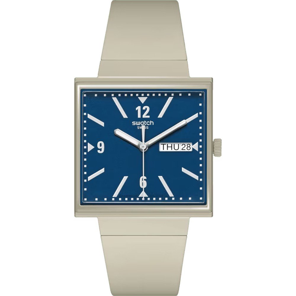 Reloj Swatch What If - Square SO34T700 What If... Beige?