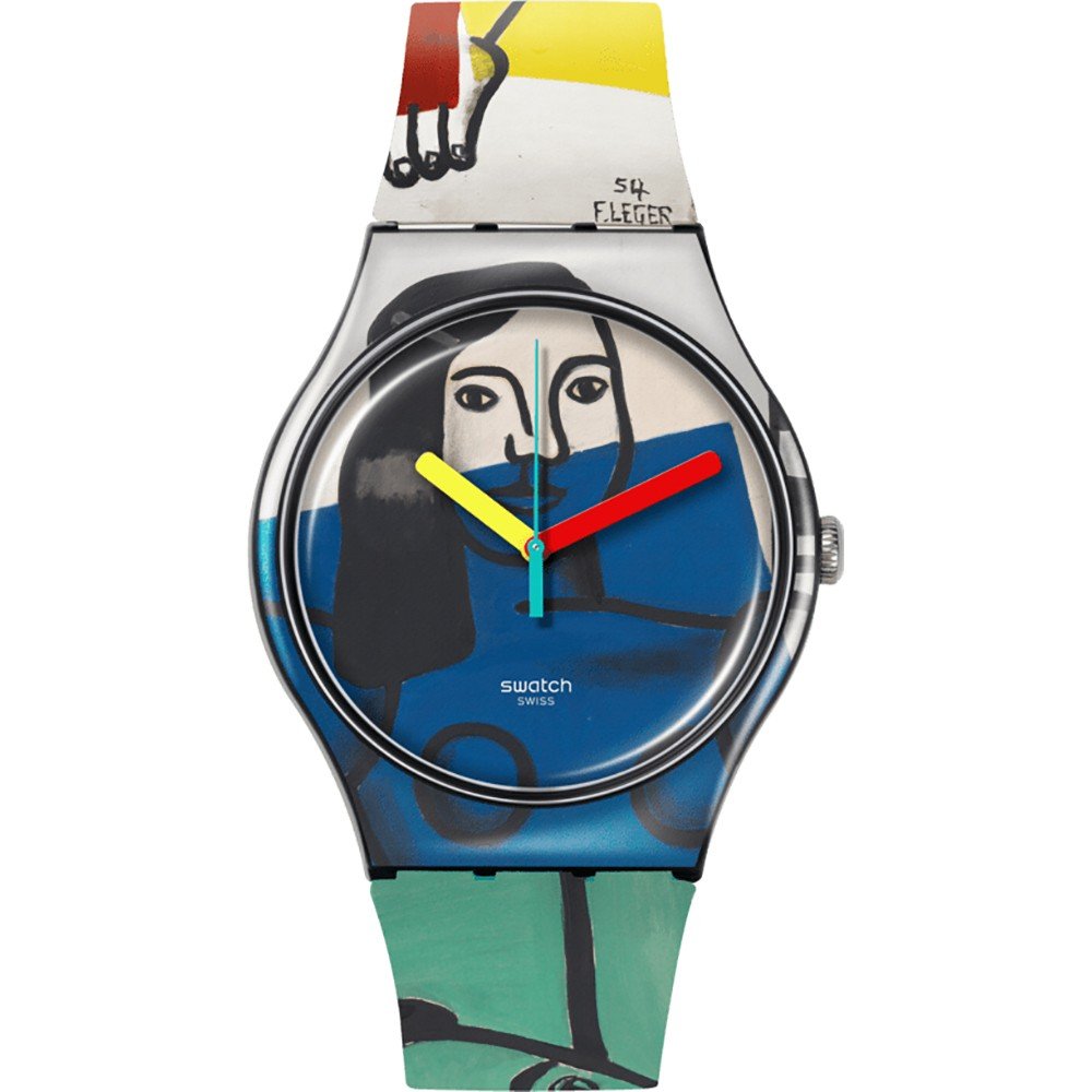 Reloj Swatch Originals Large (41mm) SUOZ363 Leger's Two Women Holding Flowers