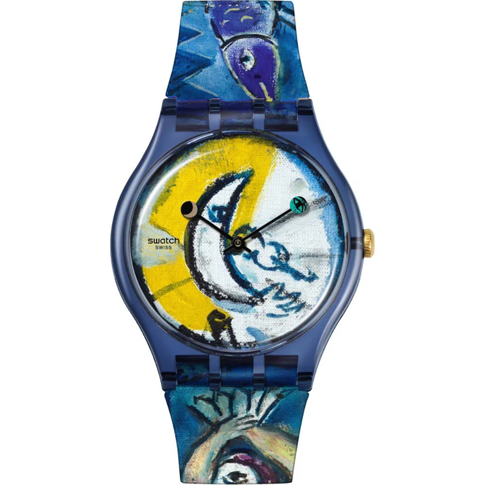 Reloj Swatch Originals Large (41mm) SUOZ365 Chagall's Blue Circus