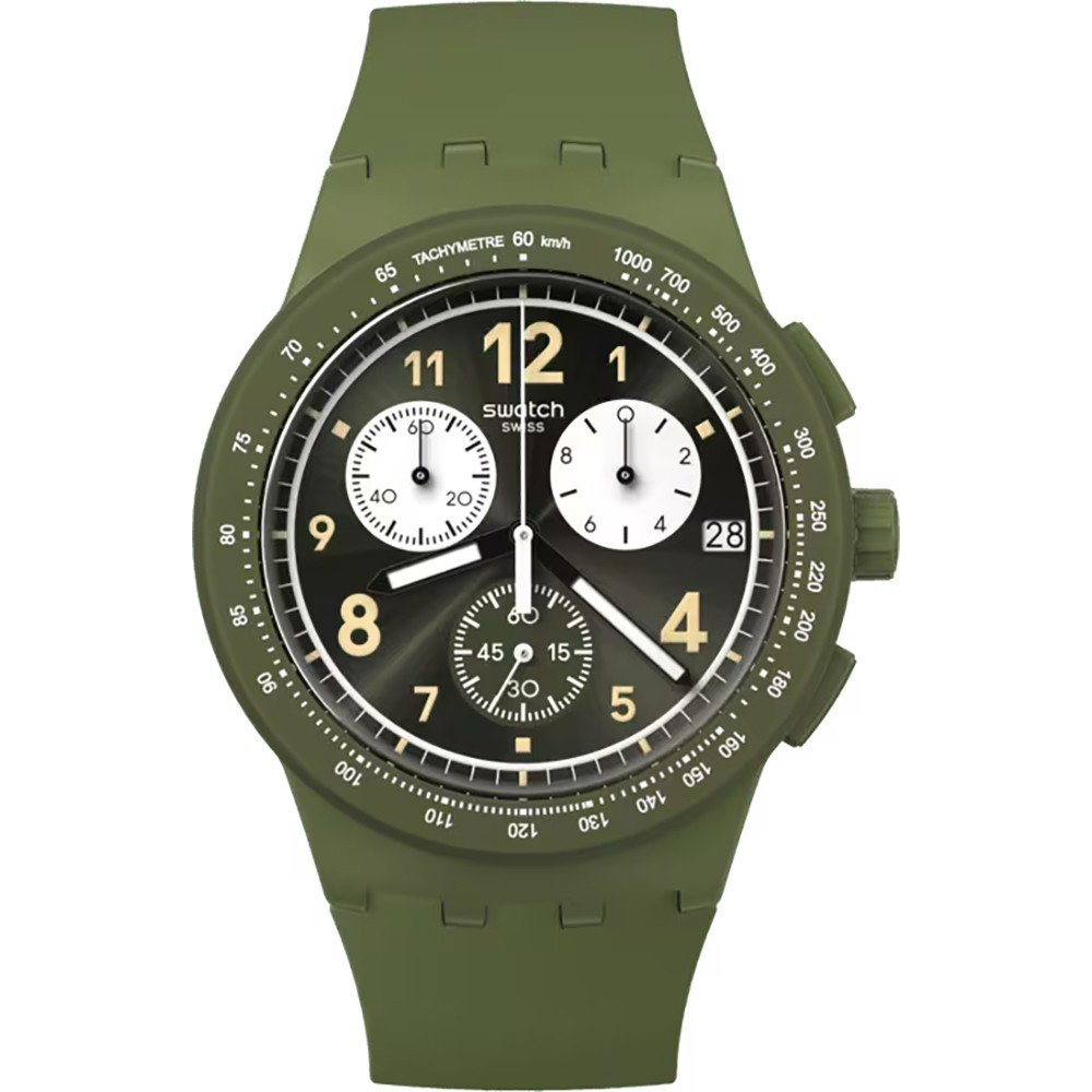 Reloj Swatch New Chrono Plastic SUSG406 Nothing Basic About Green