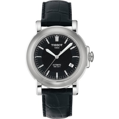 Correa piel negra para relojes Tissot Le Locle automáticos T610014581