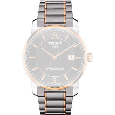 Correa Tissot Straps T605034483 Titanium